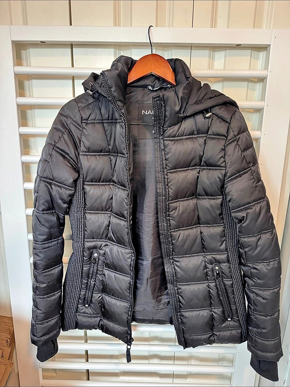 Nautica Black Puffer Jacket